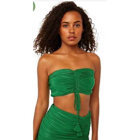 Misa Thera Bandeau Crop Top - Picture 1 of 6
